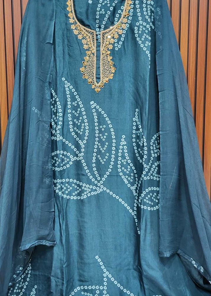 Bandhej Dress Material