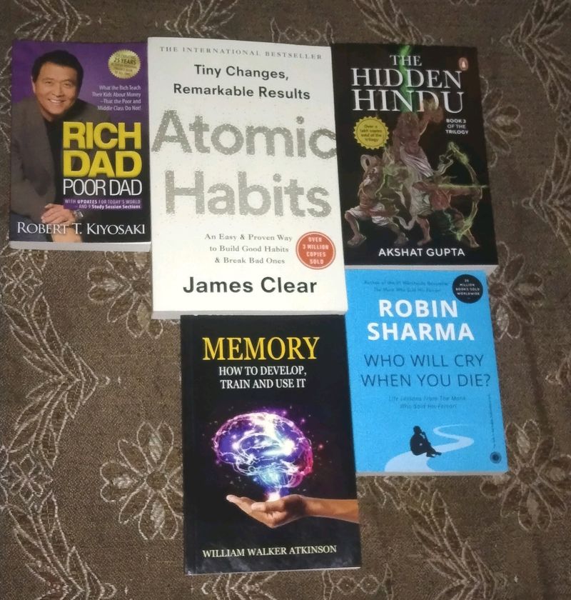 5 Books Combo International Best Seller Book
