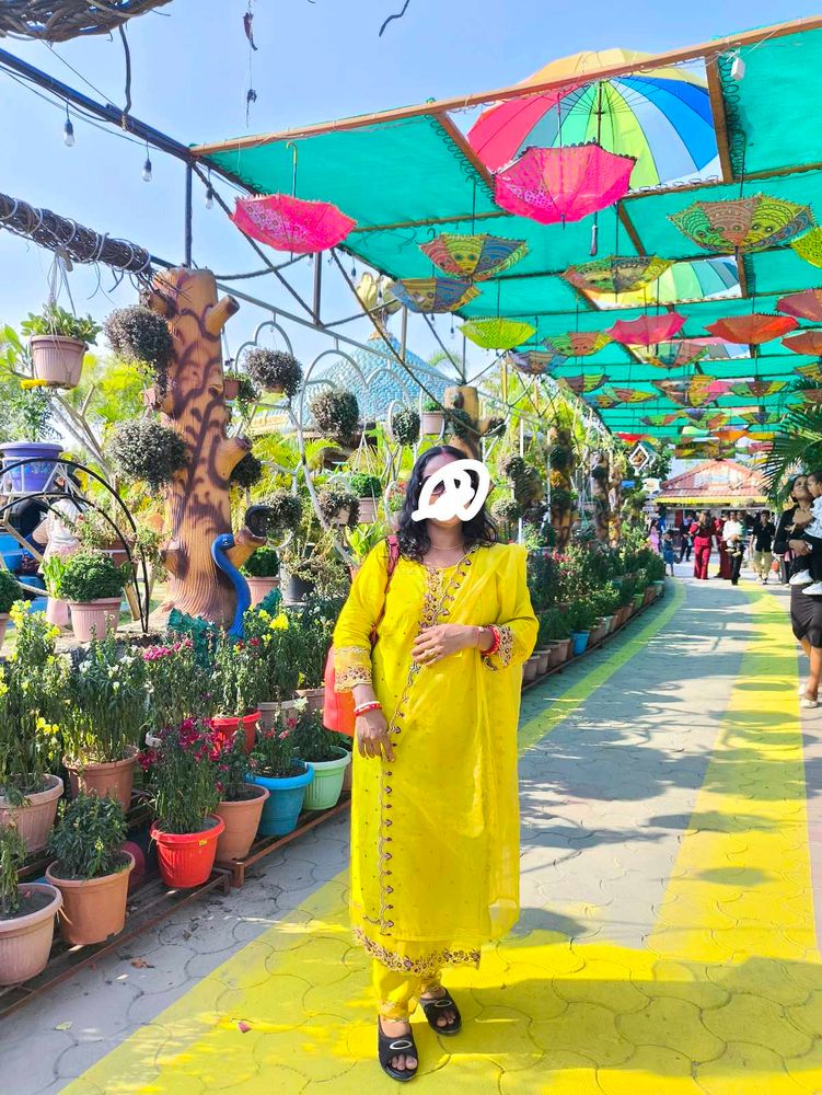 Yellow Embroidered Kurta Set