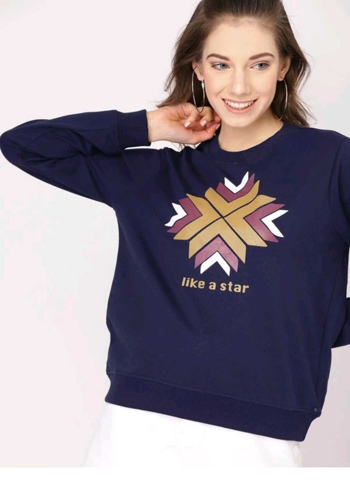 Sale🔥 Stylish Navy Blue Sweatshirt