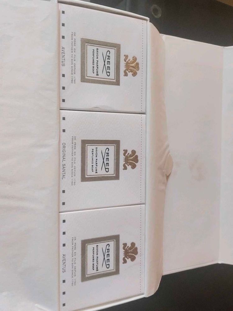 Combo Creed Soap ( 3pieces) And Herms Sop (4 Piece