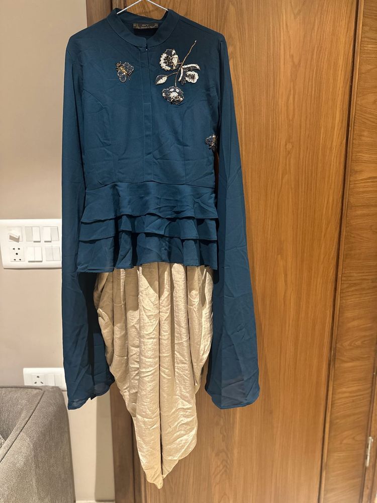 Peplum top With Dhoti