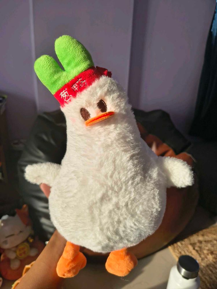 Cute Duck Plushie with Headband