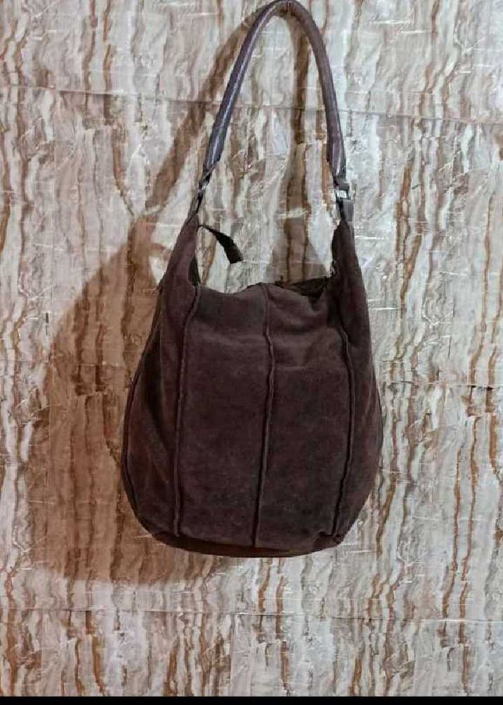 Vintage Suede Hobo Bag