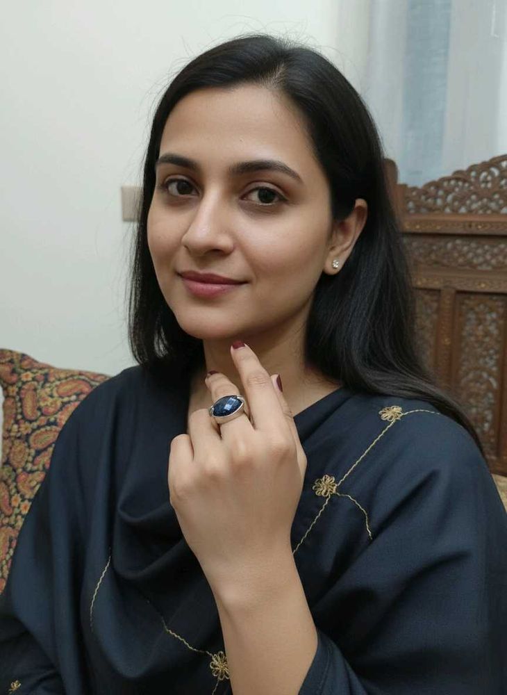 Elegant Blue Stone Ring