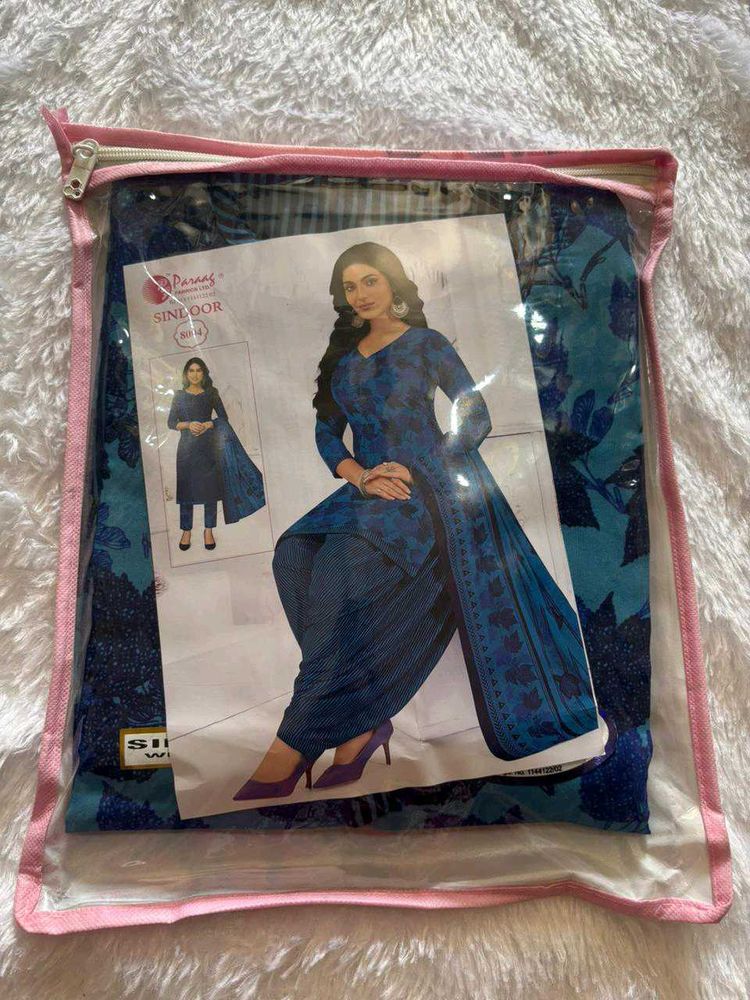 Readymade patiyala Blue Kurta Set