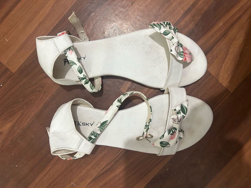 White Sandals