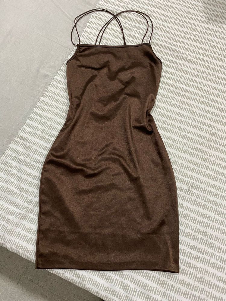Gorgeous Brown H&amp;M Party Dress