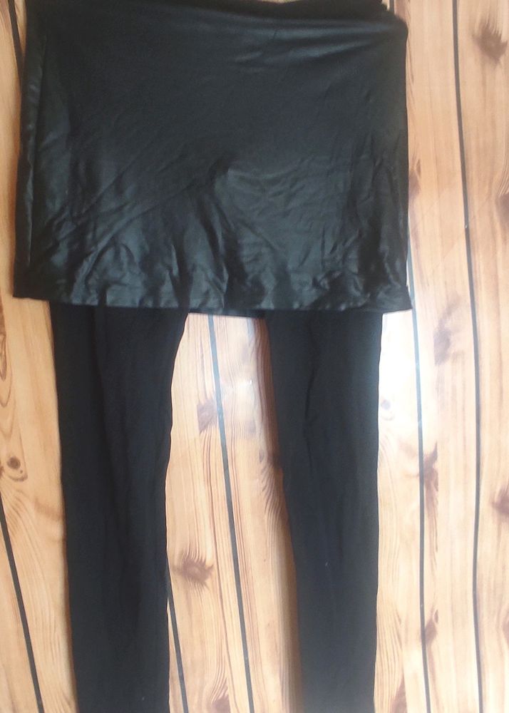 Leggings With Skirt