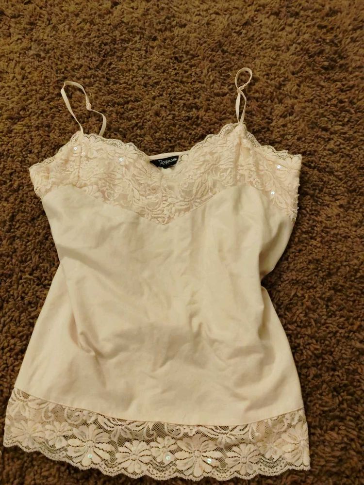 Lace Cami Top Vintage Rockmans