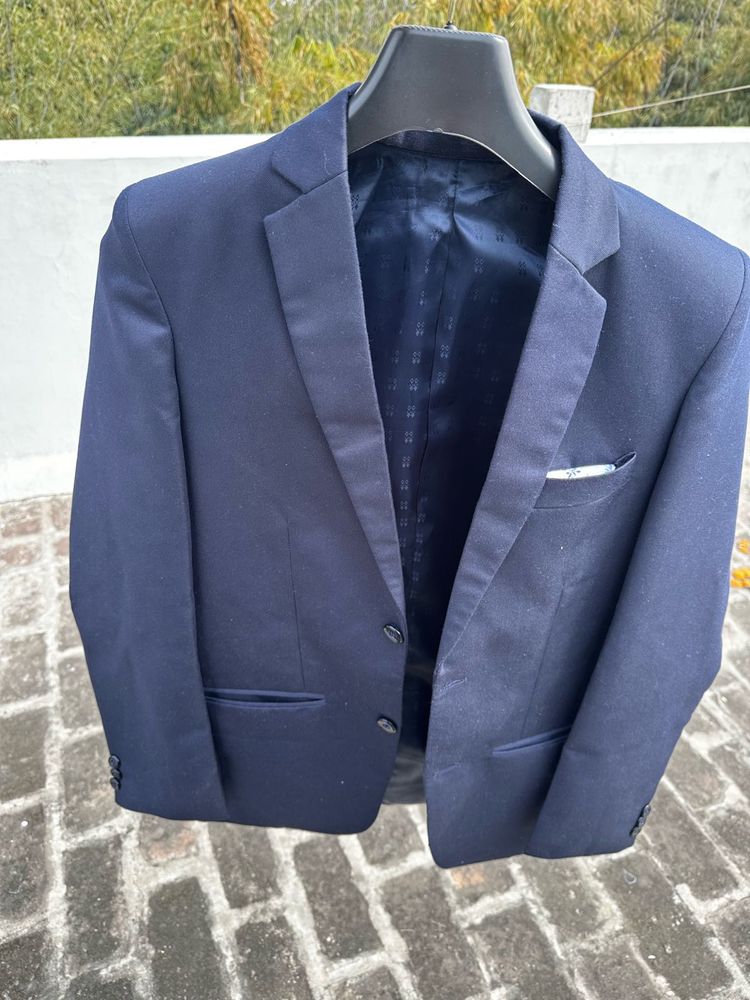 Navy Blue Formal Blazer with Hanger