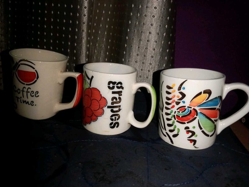 Set of 3 Unique Mugs
