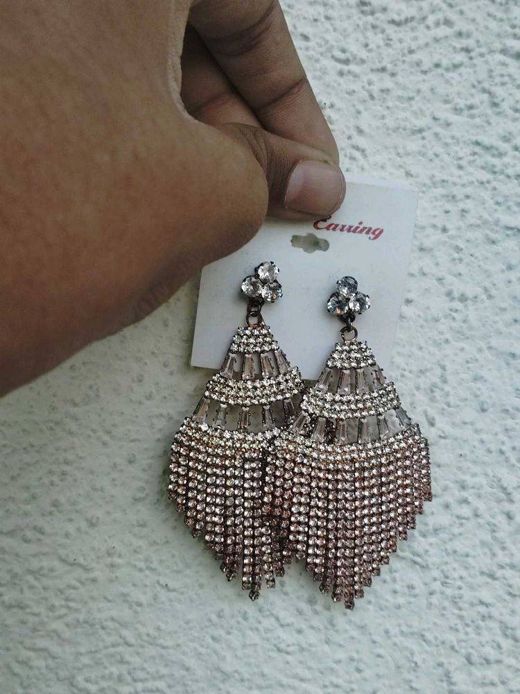 Statement full diamond Earrings 💎