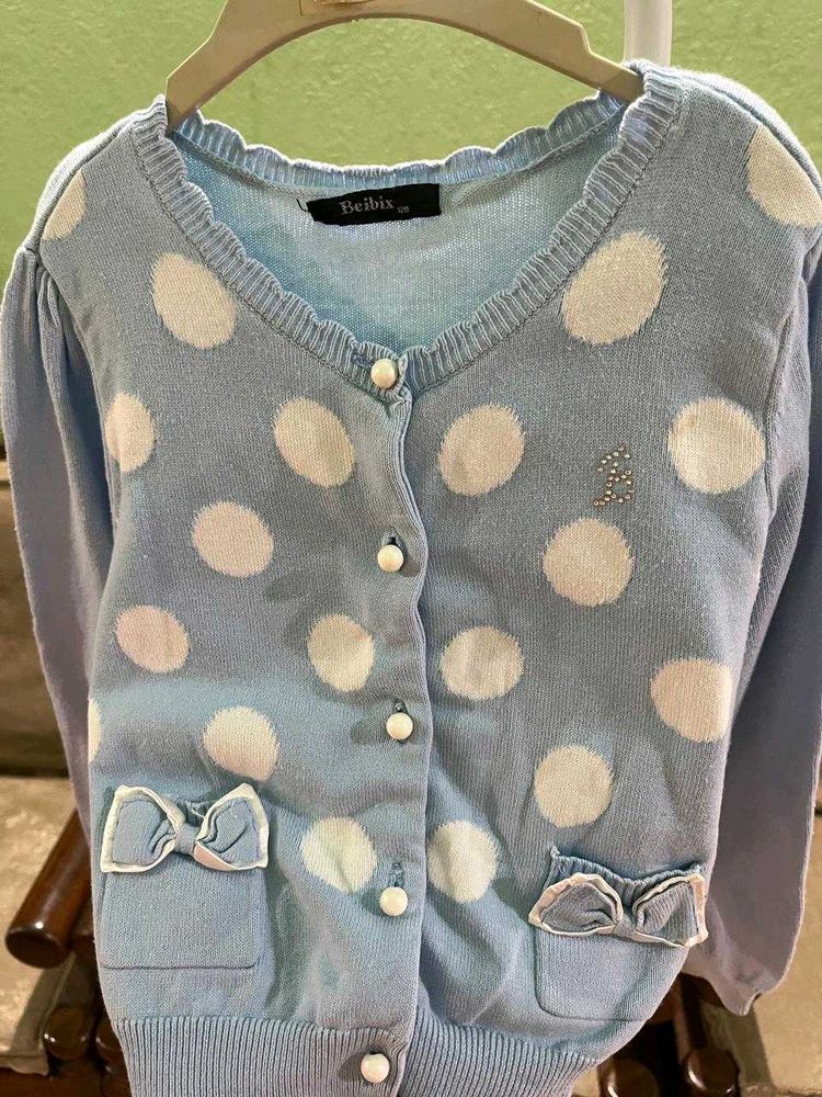 Cute Polka Dot Cardigan
