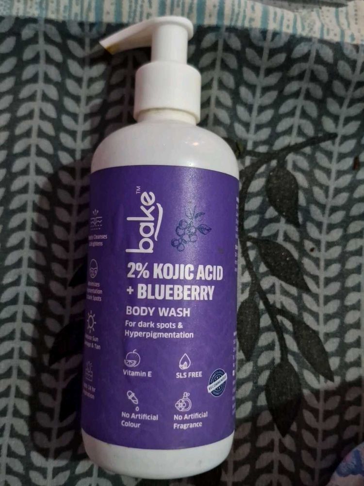 Bake 2% Kojic acid+blueberry body wash