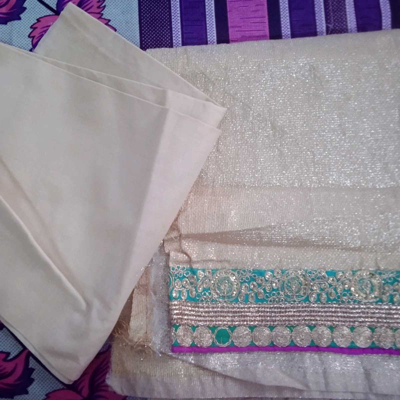 Elegant Unstitched blouse piece