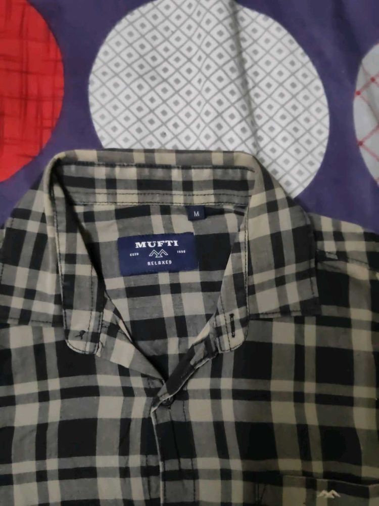 Mufti Checked Casual Shirt