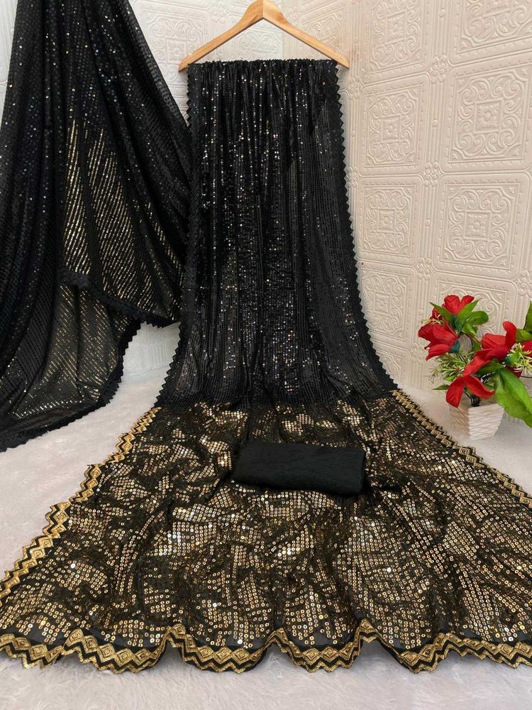 Sequence Wedding Wear Saree