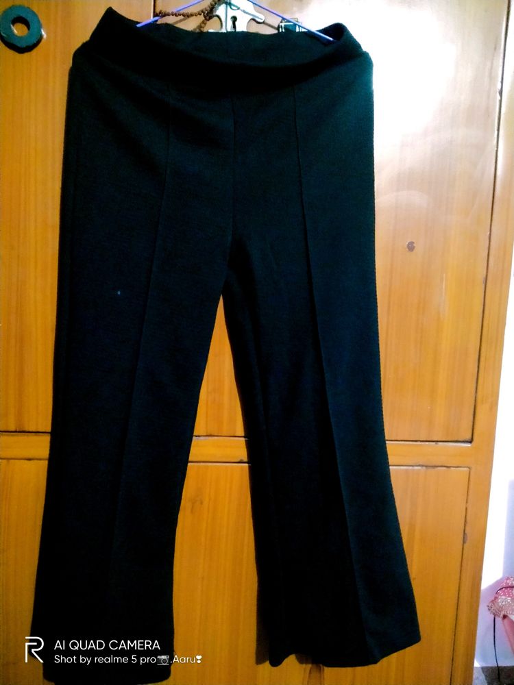 Jet Black Bell Bottom Pant 🖤