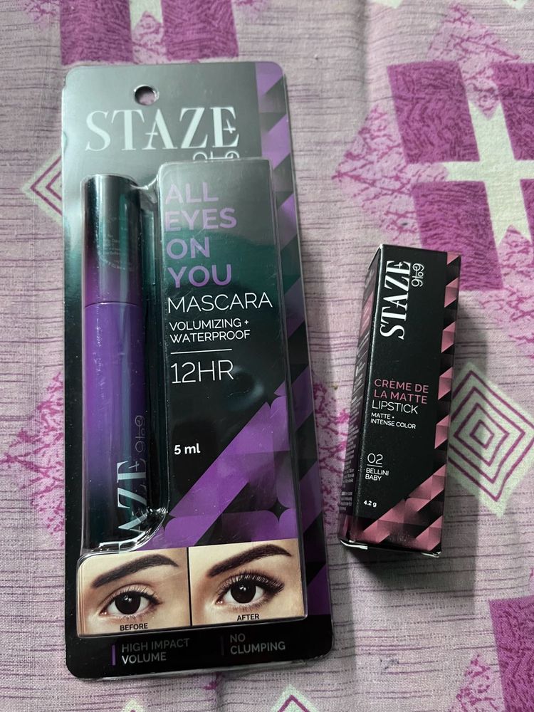 STAZE Mascara &amp; Lipstick Set