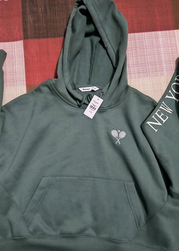 Bluenotes Fleece Crop Sweatshirt