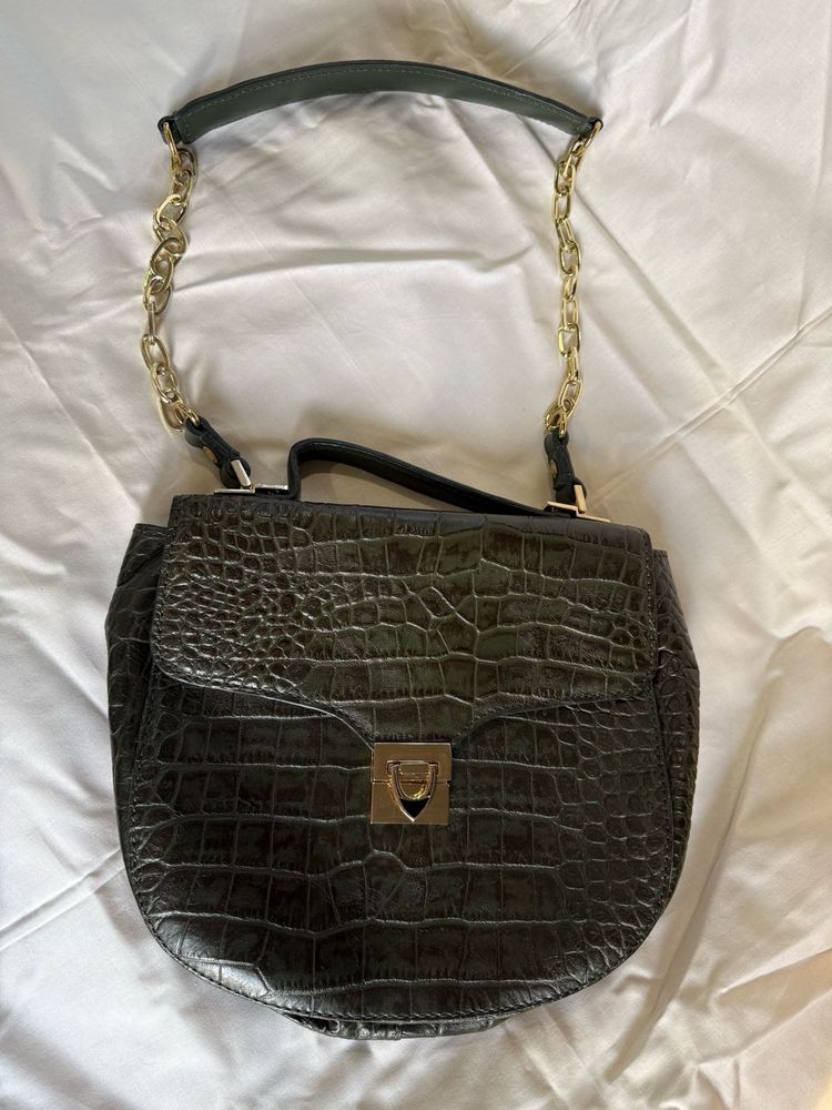 Gorgeous Olive Green Original Hidesign Bag