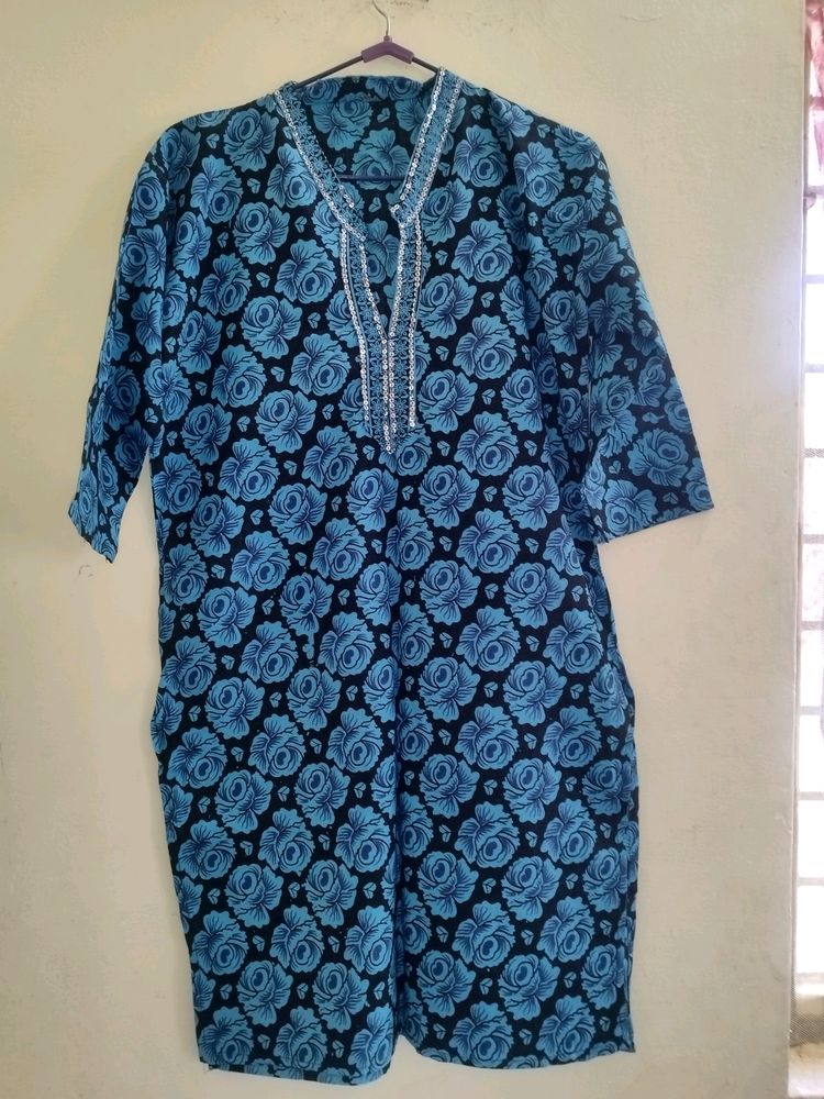 Full V Neck Kurta