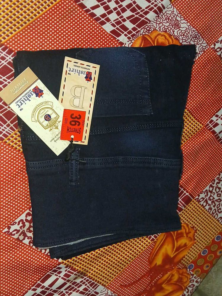 Bushirt Dark Blue Jeans - Size 36