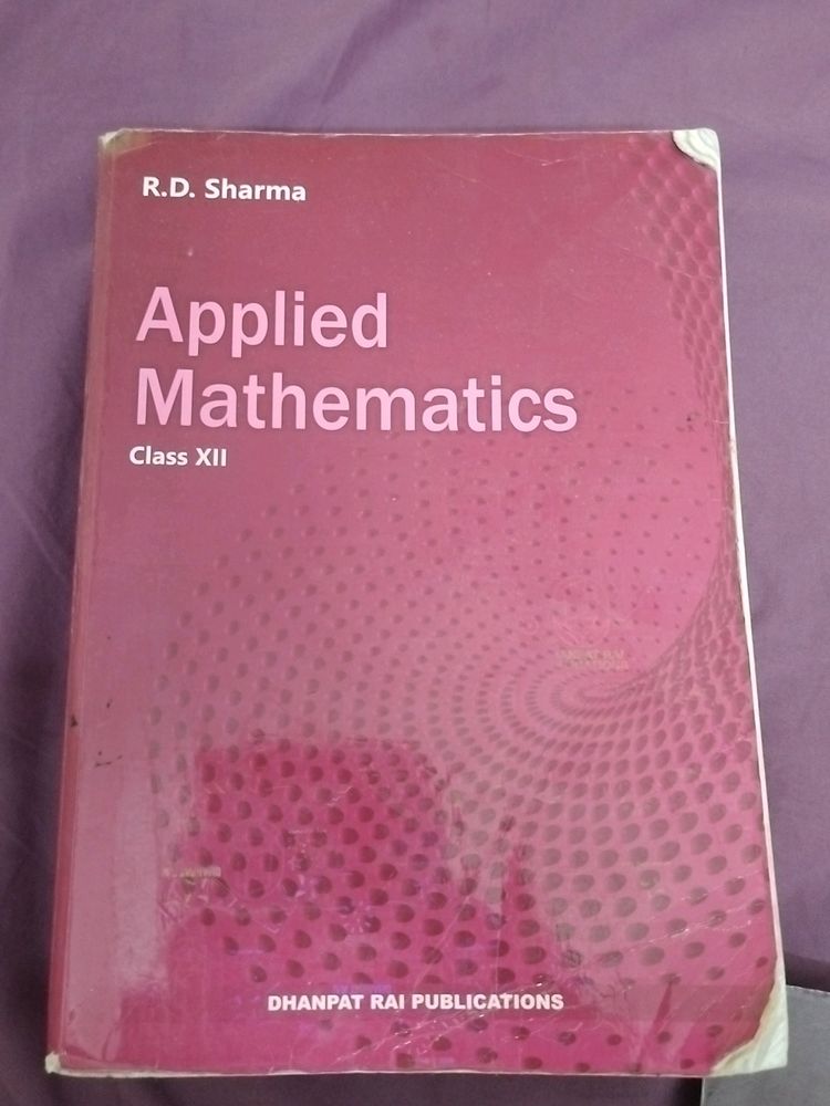 Applied Mathematics Class 12 Rs Aggarwal