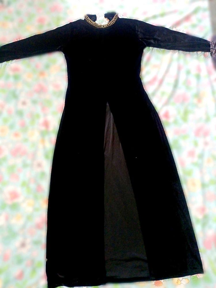 Beautiful Black Front Cut Dress🖤