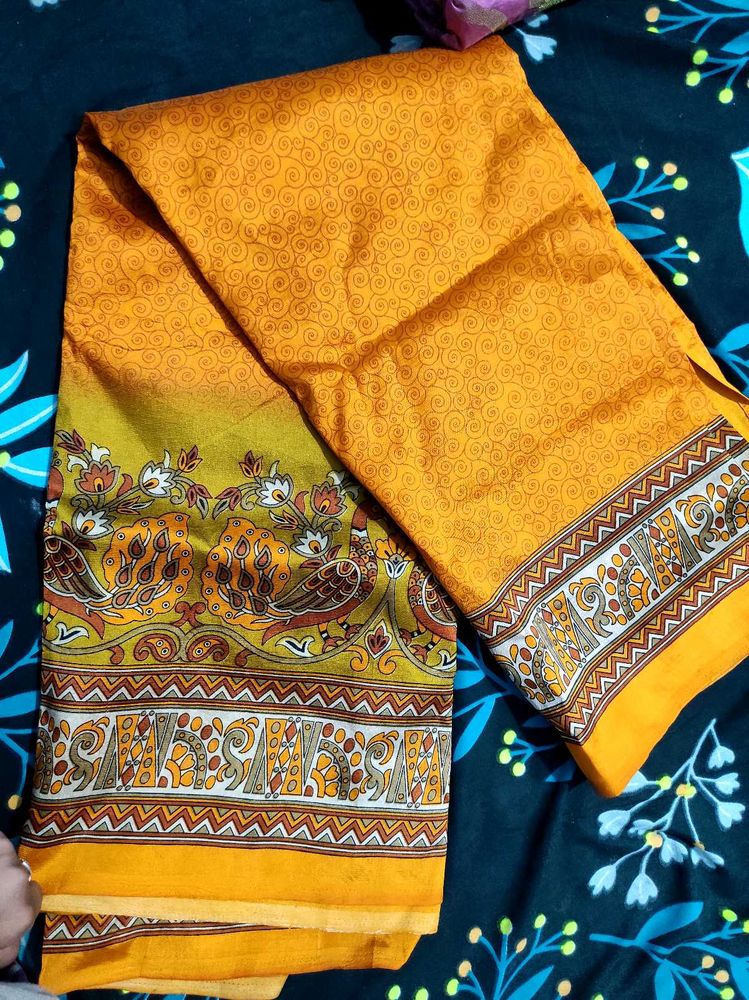 Elegant Yellow Saree