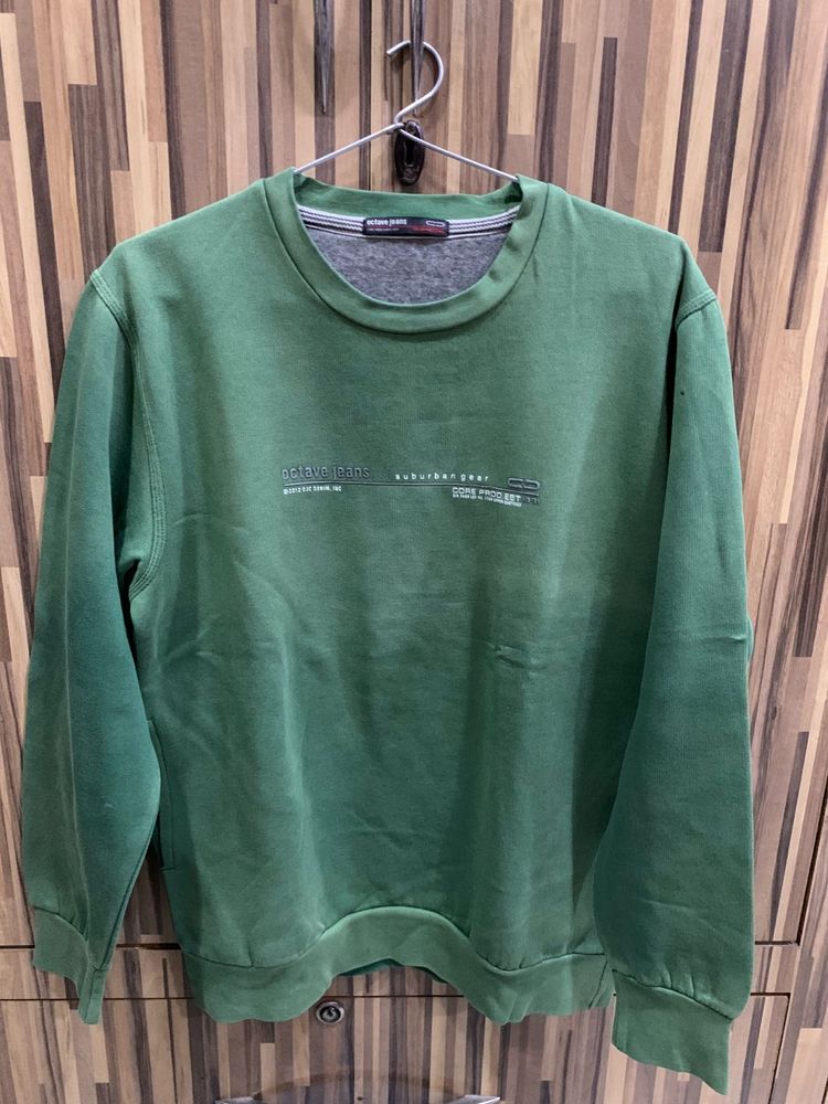 Green Urban Style Sweatshirt