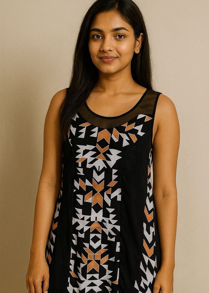 Patterned Tank Top