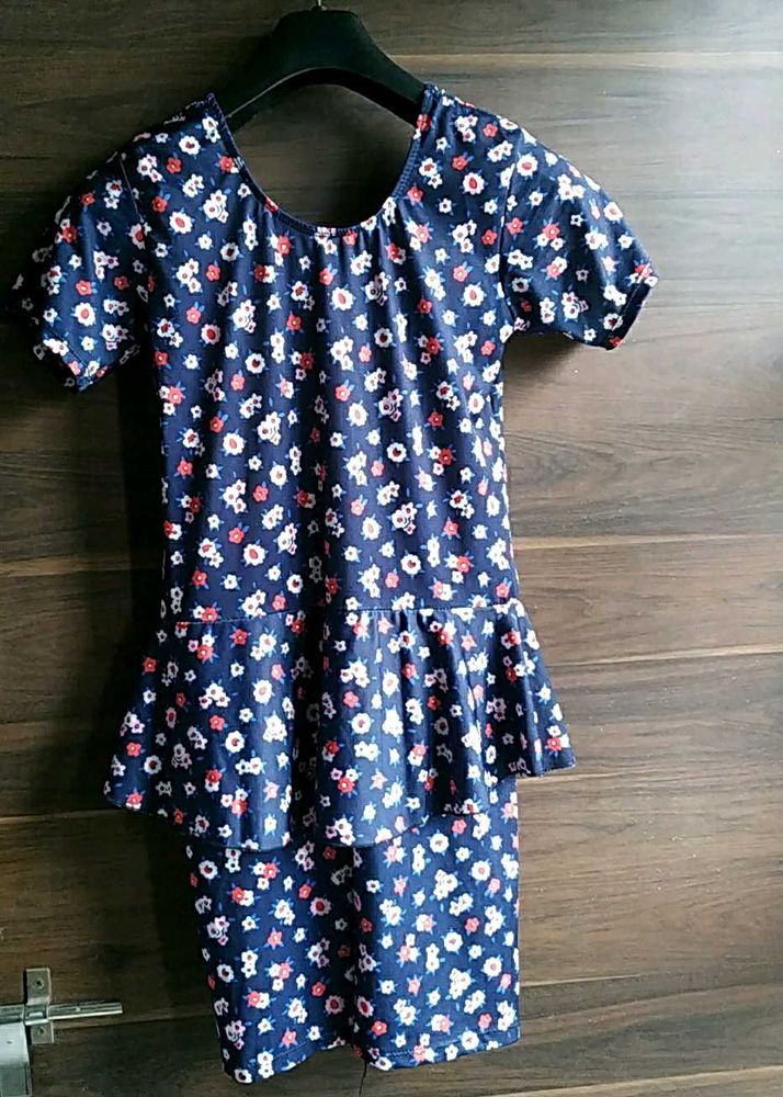 Floral Print Swimming One Piece For Kids And Women