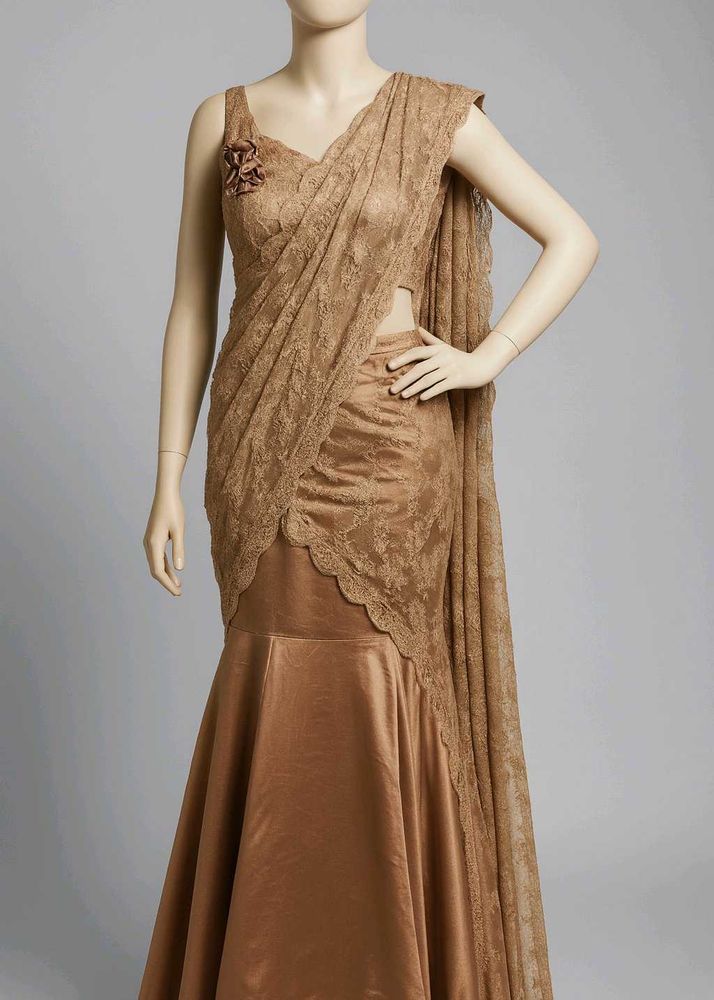 Ready to wear fish cut saree