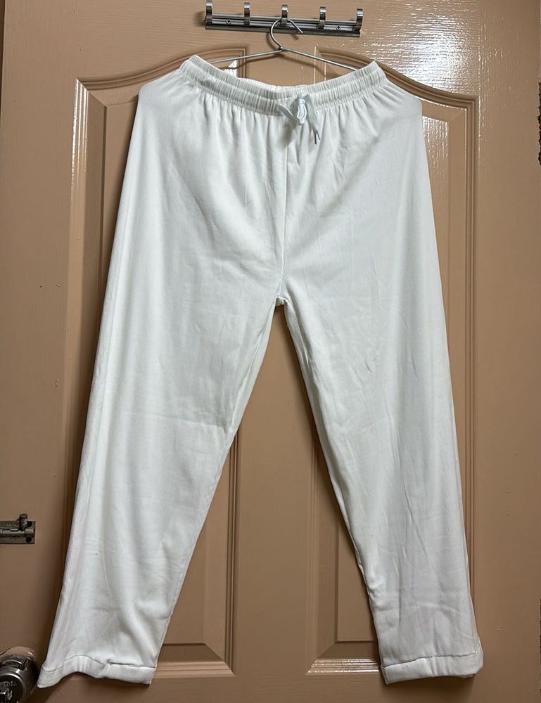 White Casual Wear Pant