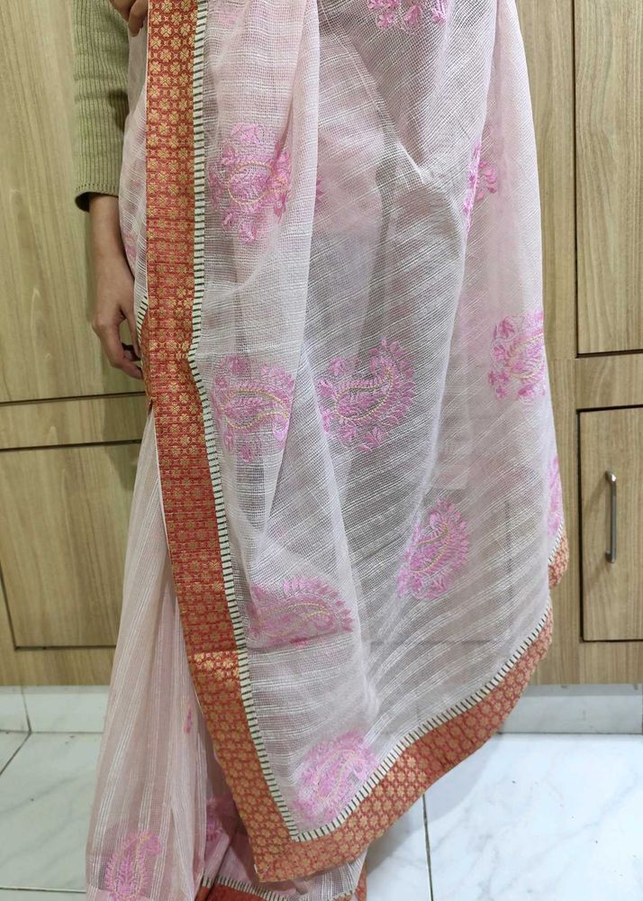 Pink Saree