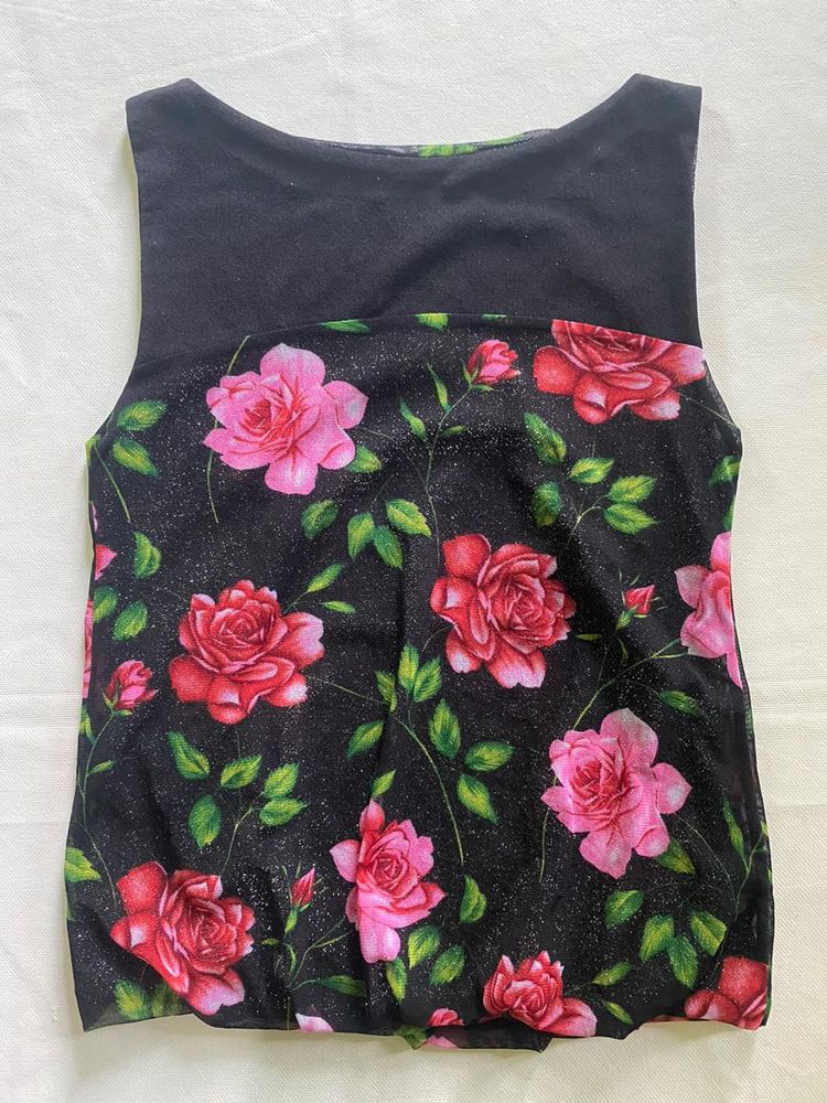 Floral Print Tank Top