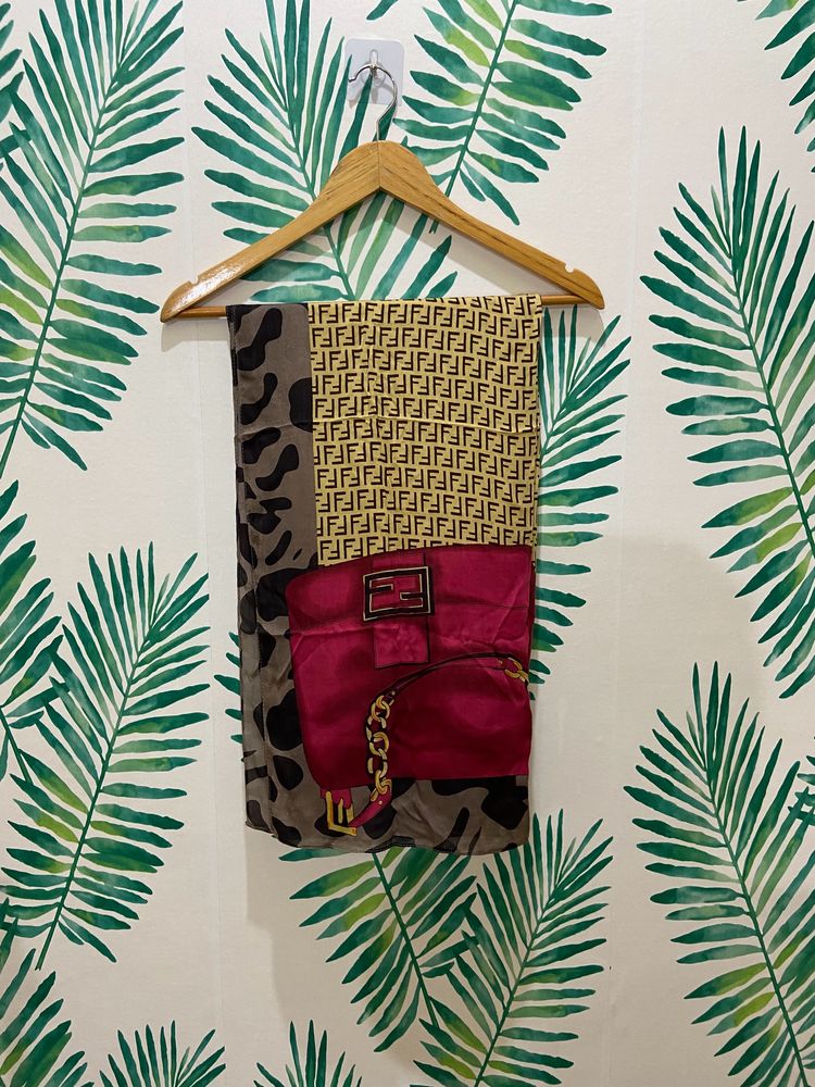 FENDI 100% Silk Stoles