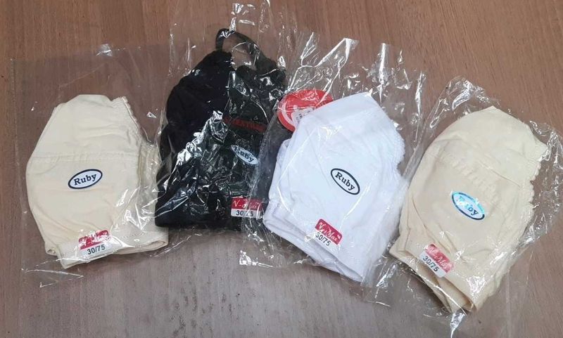 Set Of 4 Cotton Bras(30/75)