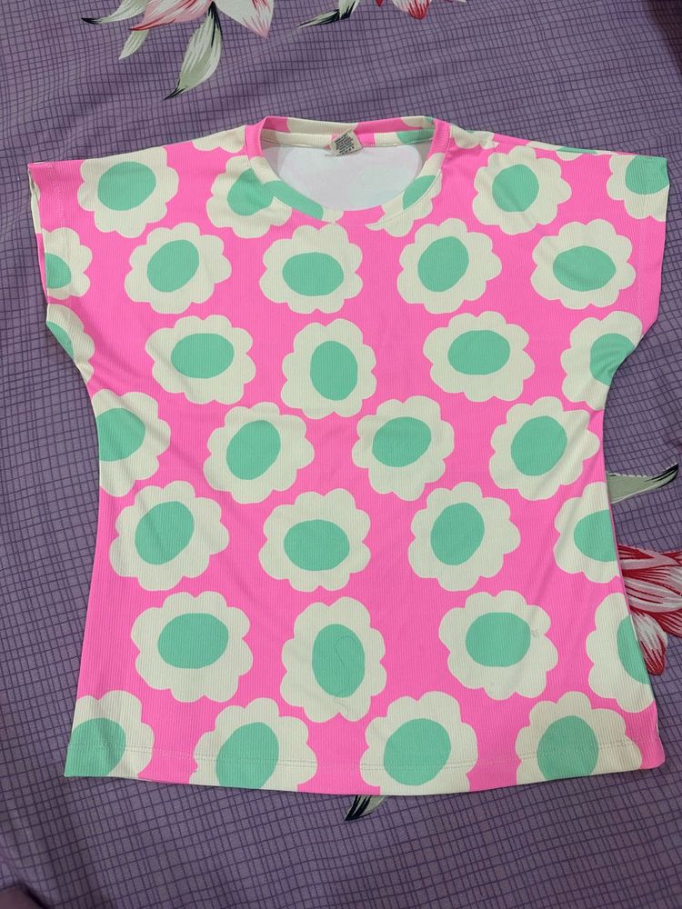 Neon Pink Top