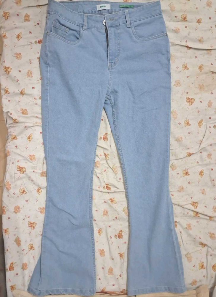 Light Wash Flare Jeans