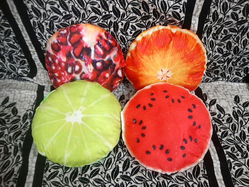 Fruits Cushions 4pc.🍉🍊