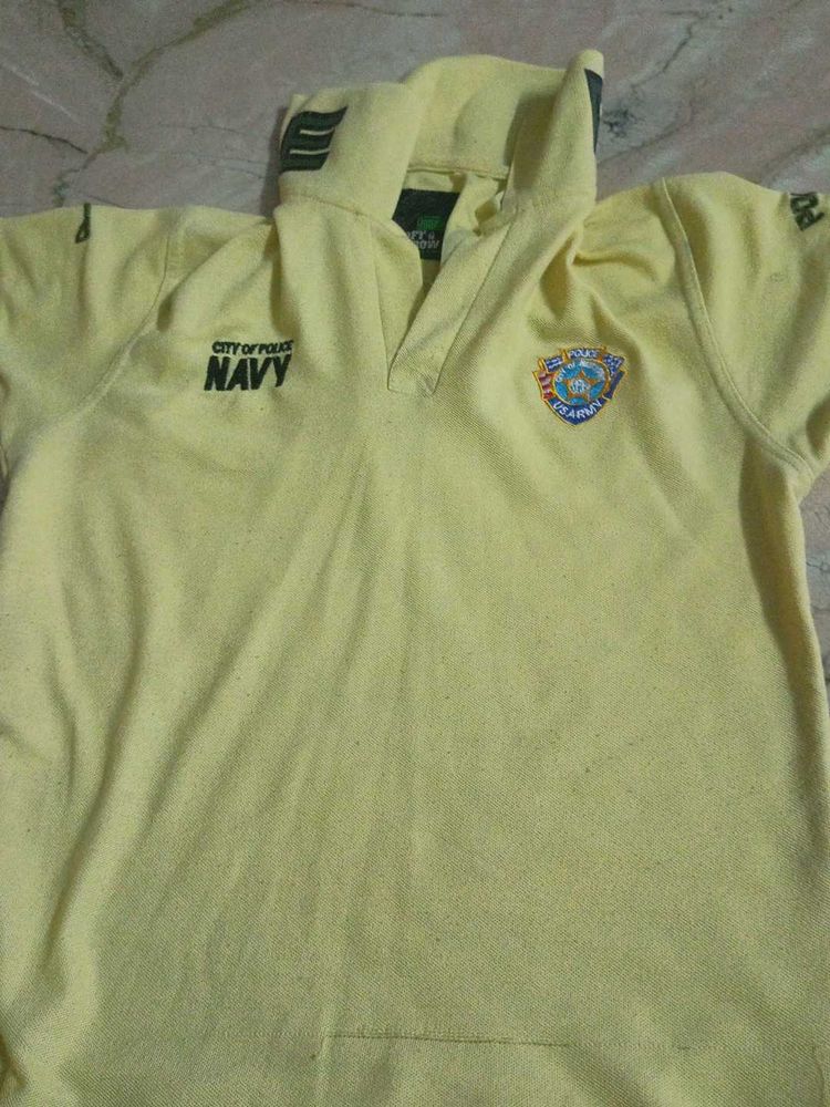 Vintage City of Police Navy Army Pullover