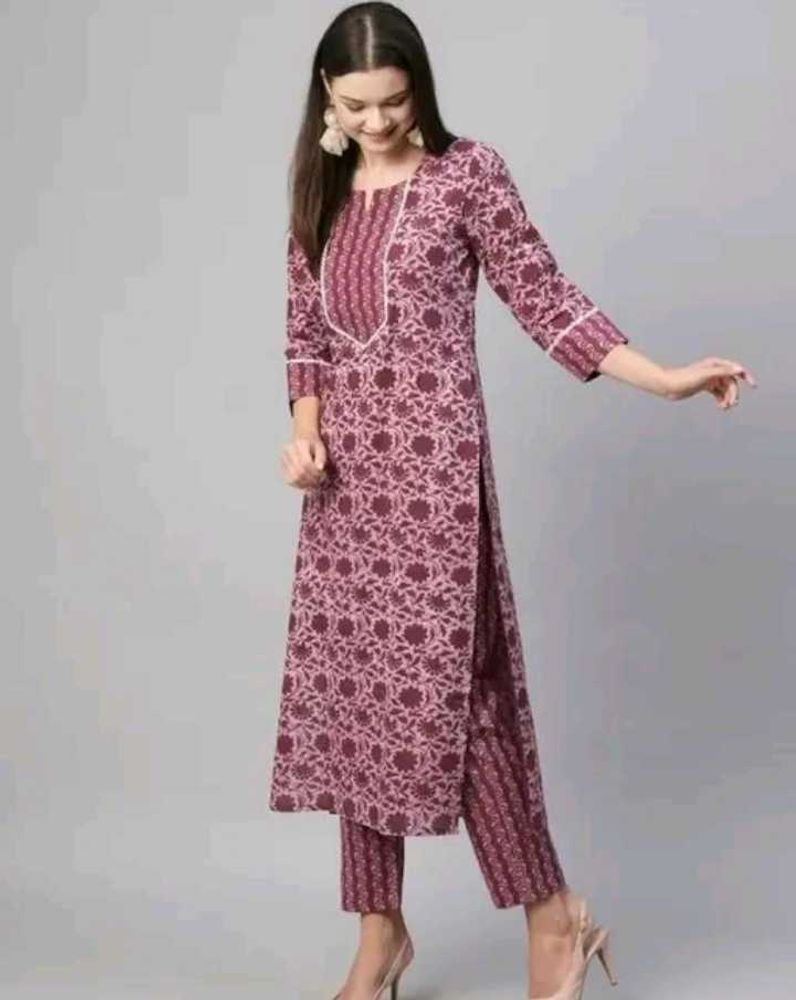 Floral Print Kurta Set