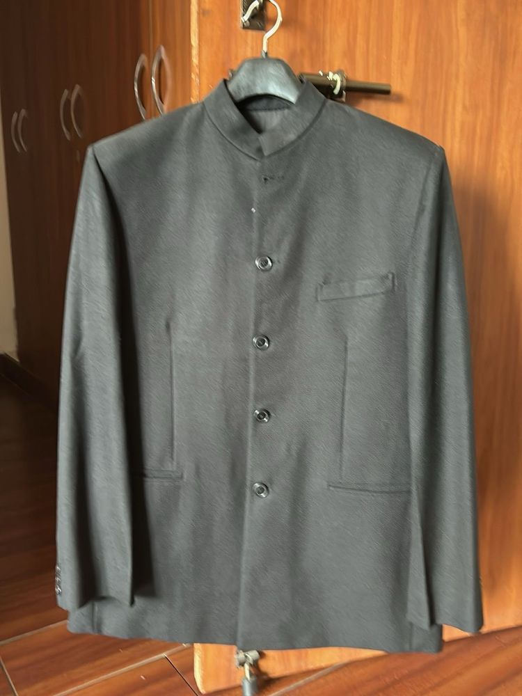 Men's Black Bandhgala Jacket