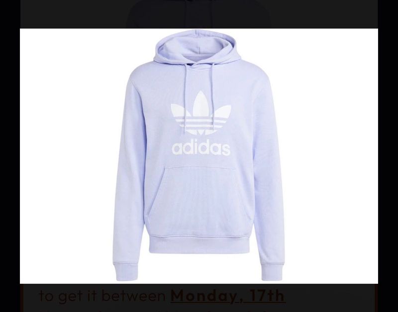 Addidas Lavender Hoodie New With Tag