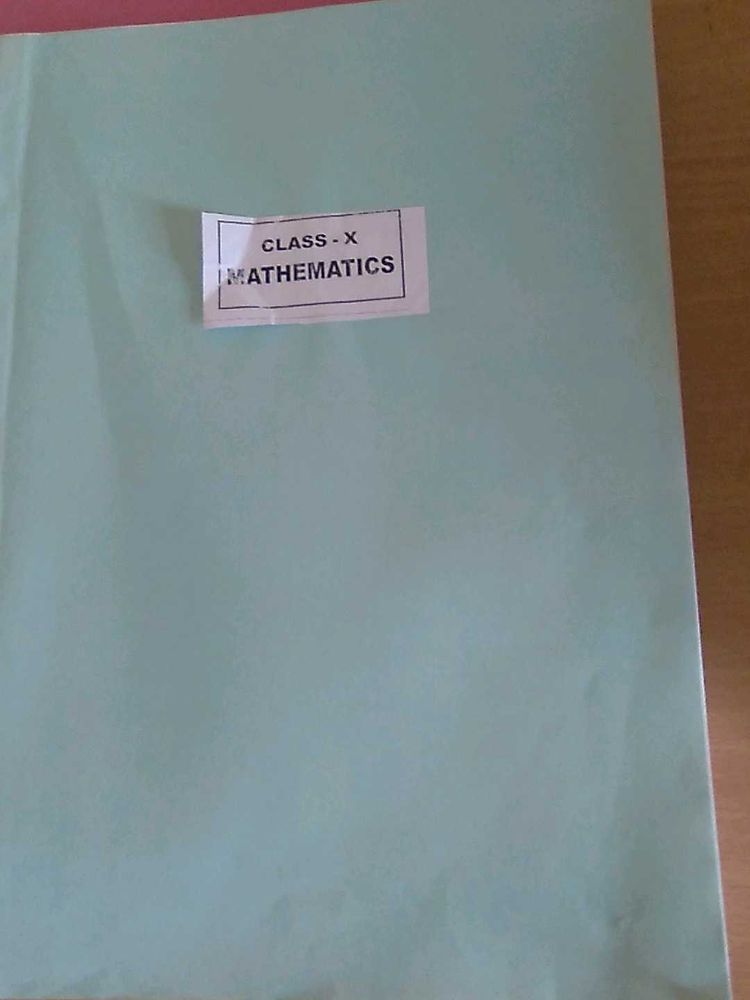 Class X Mathematics Booklet Of Question
