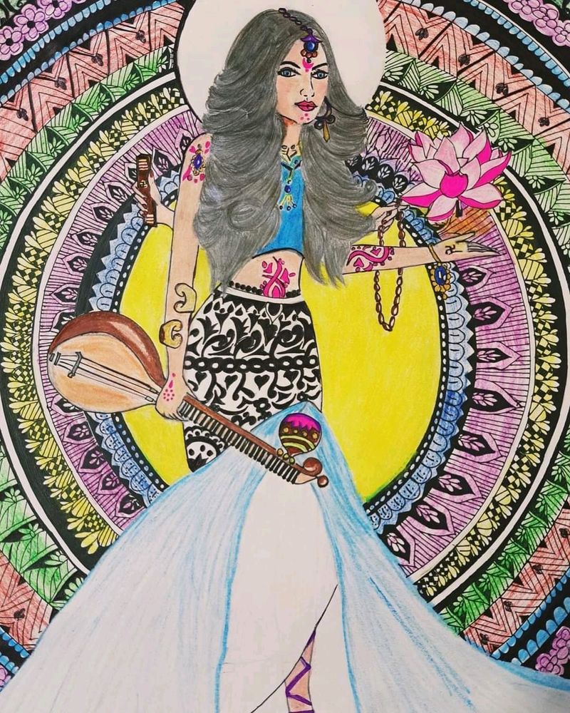 Mandla And Zentangle Art Work