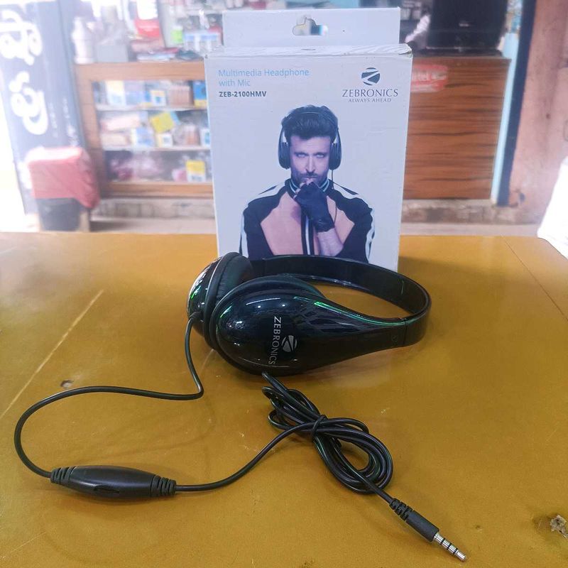 NEW ZEBRONICS 21HMV HEADPHONE